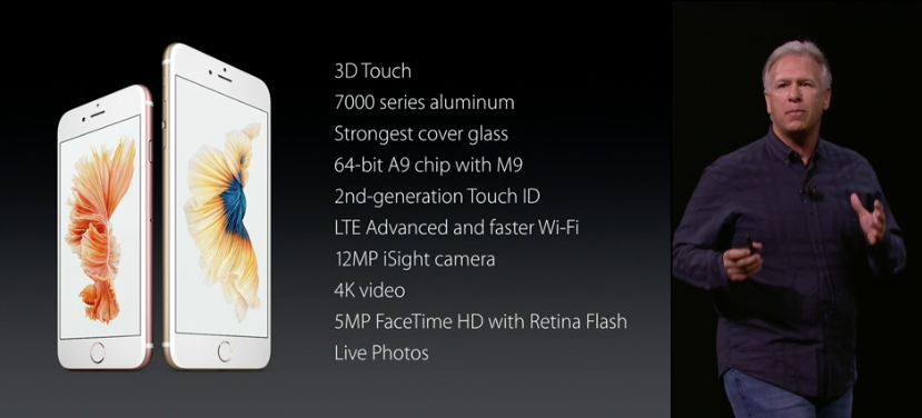 iphone 6s and 6s Plus specifications