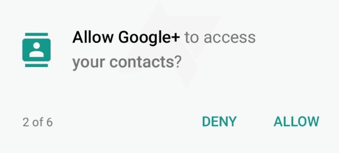 Android 6.0 App Permissions