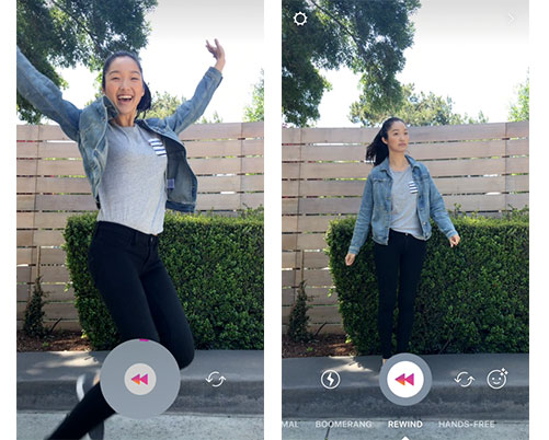Instagram rewind feature