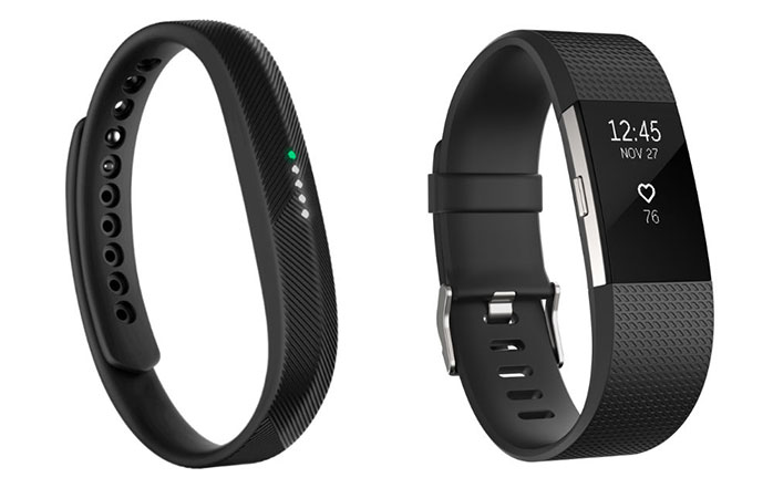 Fitbit Charge 2 and Flex 2